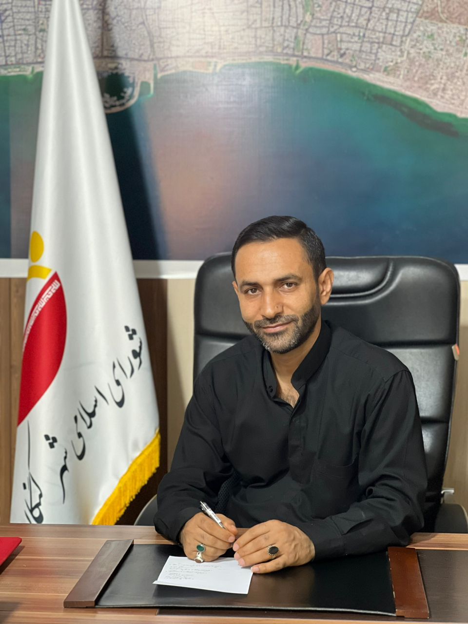 ابوذر حسین‌پور برای چهارمین سال پیاپی رئیس شورای اسلامی شهر کنگان شد