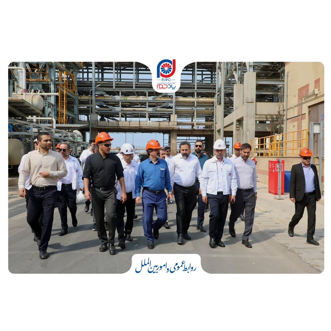 بازدید مدیر عامل هلدینگ صبا انرژی از شرکت توسعه پلیمر پادجم