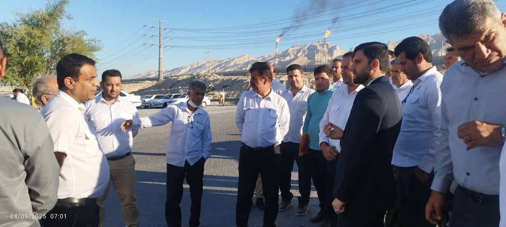 پرداخت حقوق کارگران فاز ۱۴ کنگان با ورود دادستان شهرستان