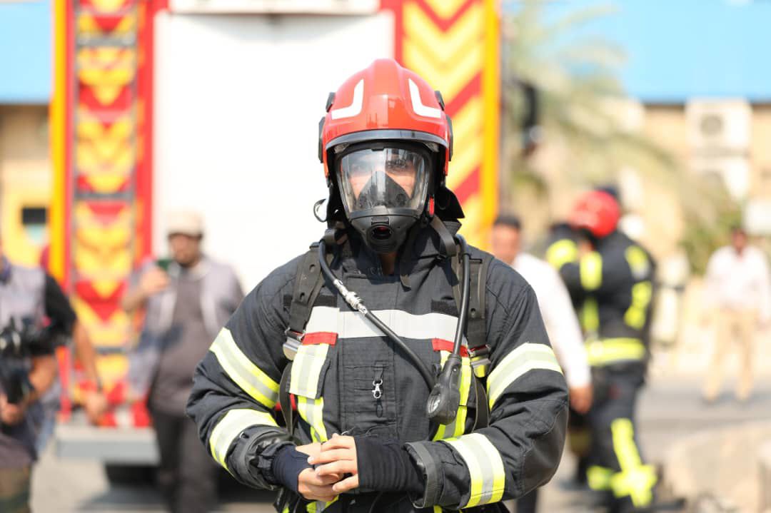 برگزاری مانور نشت گاز و جت فایر در واحد الفین پتروشیمی بوشهر