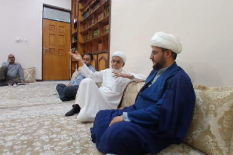 دیدار مدیر مرکز خدمات حوزه استان بوشهر با ائمه جمعه اهل سنت شهرستان کنگان