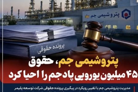 پتروشیمی جم، حقوق ۴۵ میلیون یورویی پادجم را احیا کرد