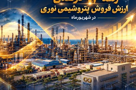 رشد ۹۳ درصدی ارزش فروش پتروشیمی نوری در شهریورماه/ تداوم عملکرد چشمگیر نوری در شرایط بحران های پساجنگ و محدودیت شدید خوراک